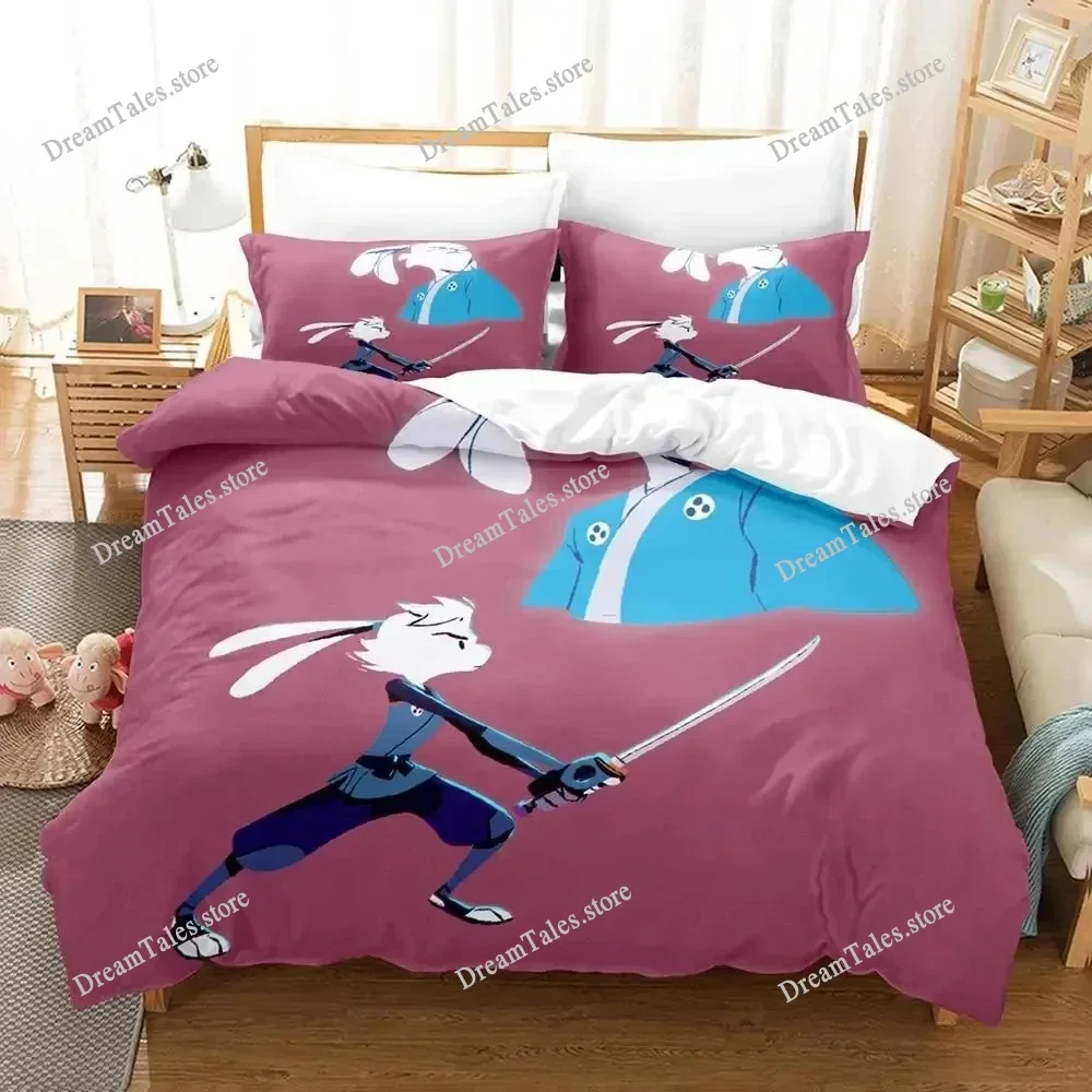 3D Printing Rabbit - Anime Samurai Rabbit Bedding Set Boys