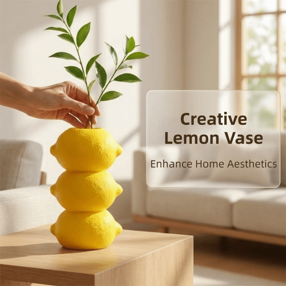 3D Printing Vase - Fashion 3D Printing Lemon Vase Nordic
