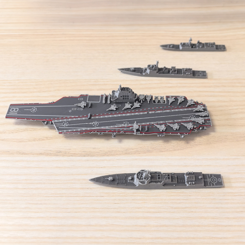 3D Printing Idea - 1PCS 1/2000 Scale Multi-type Warship Model