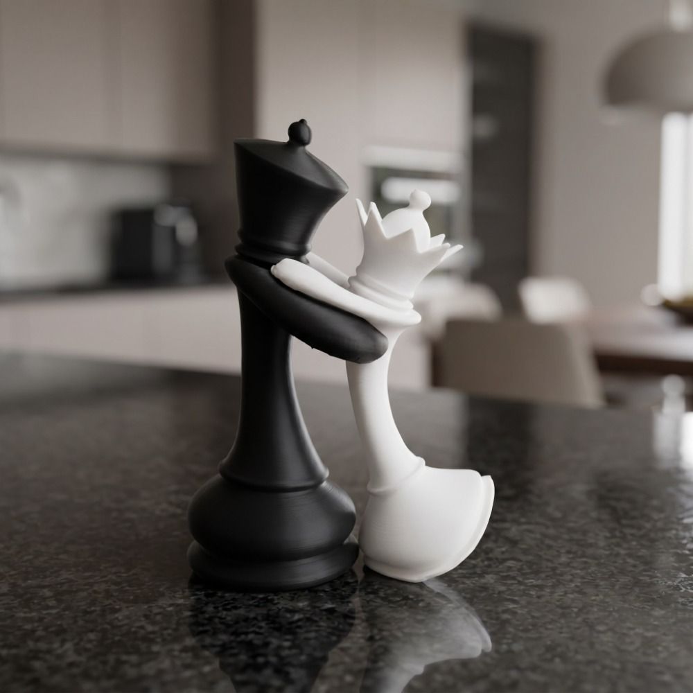 3D Printing Chess - Creative 3D Printed Chess Statue Home