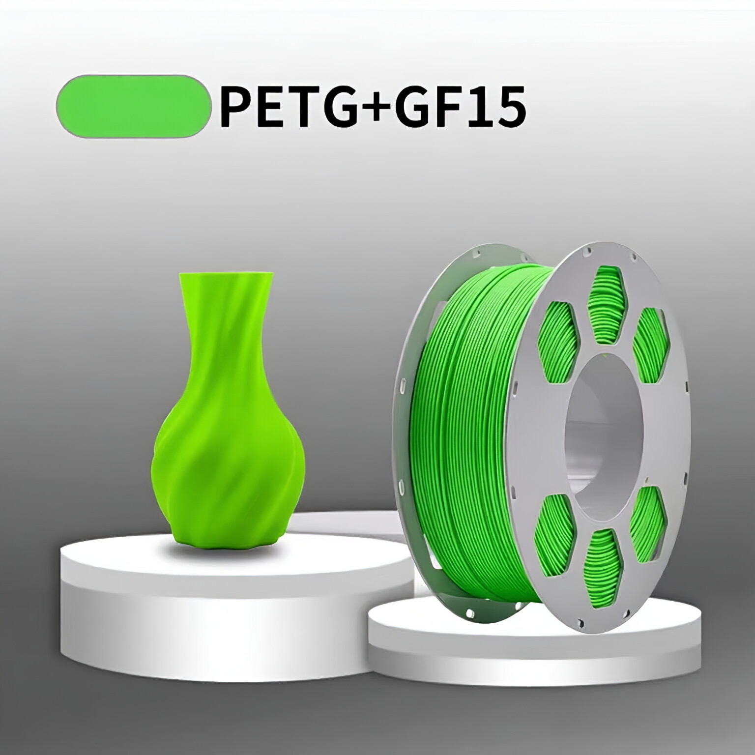 3D Printing Glass - 1KG High Speed PETG GF Filament