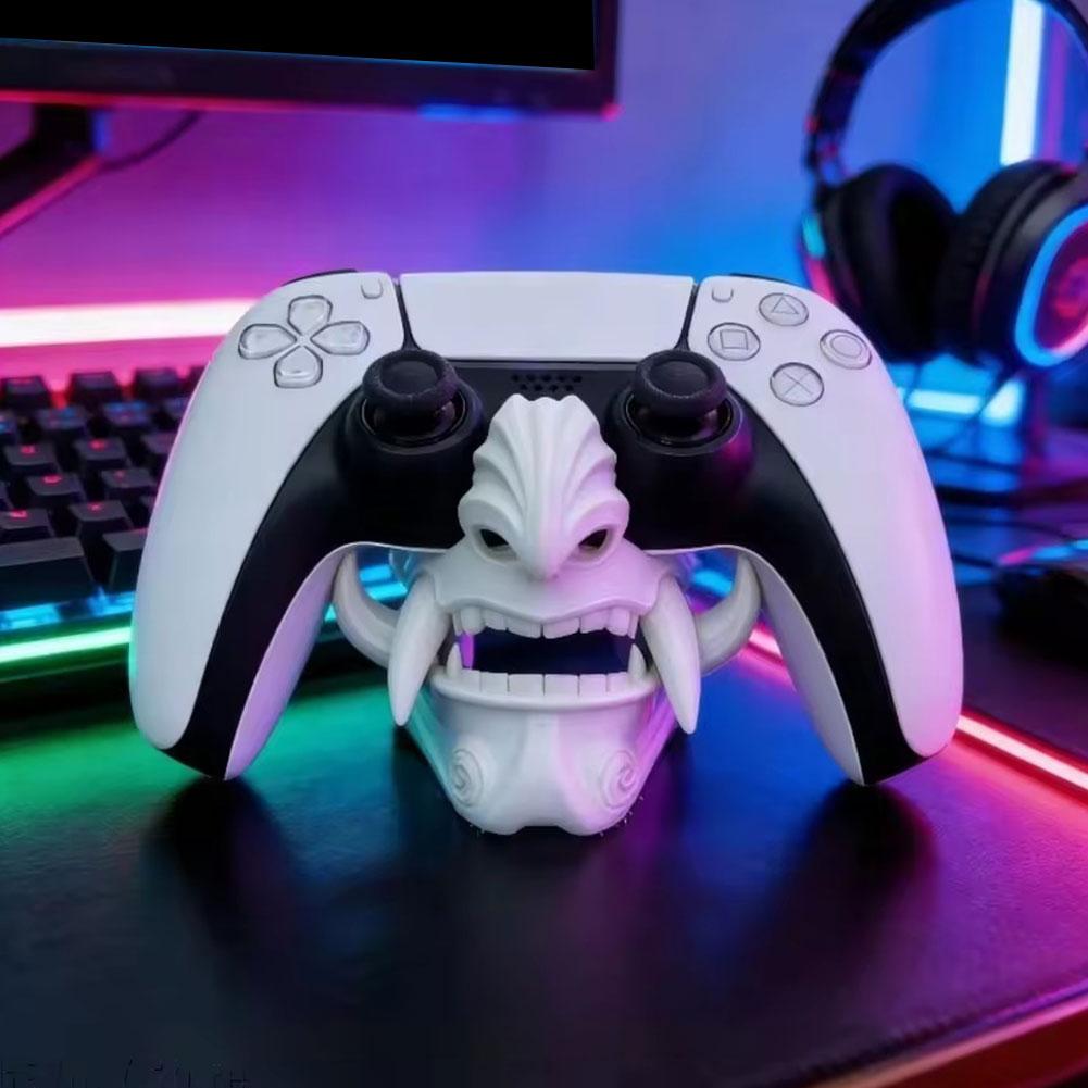 3D Printing Xbox Controller Holder - 3D Printed Japanese Oni Mask Game