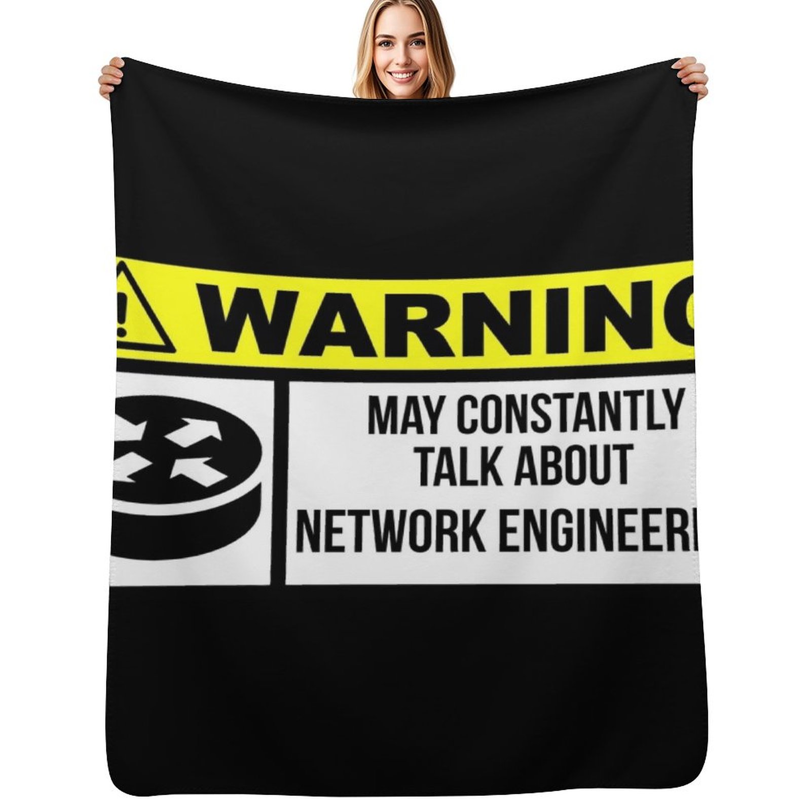 3D Printing Engineer - Network engineer Throw Blanket No Pilling