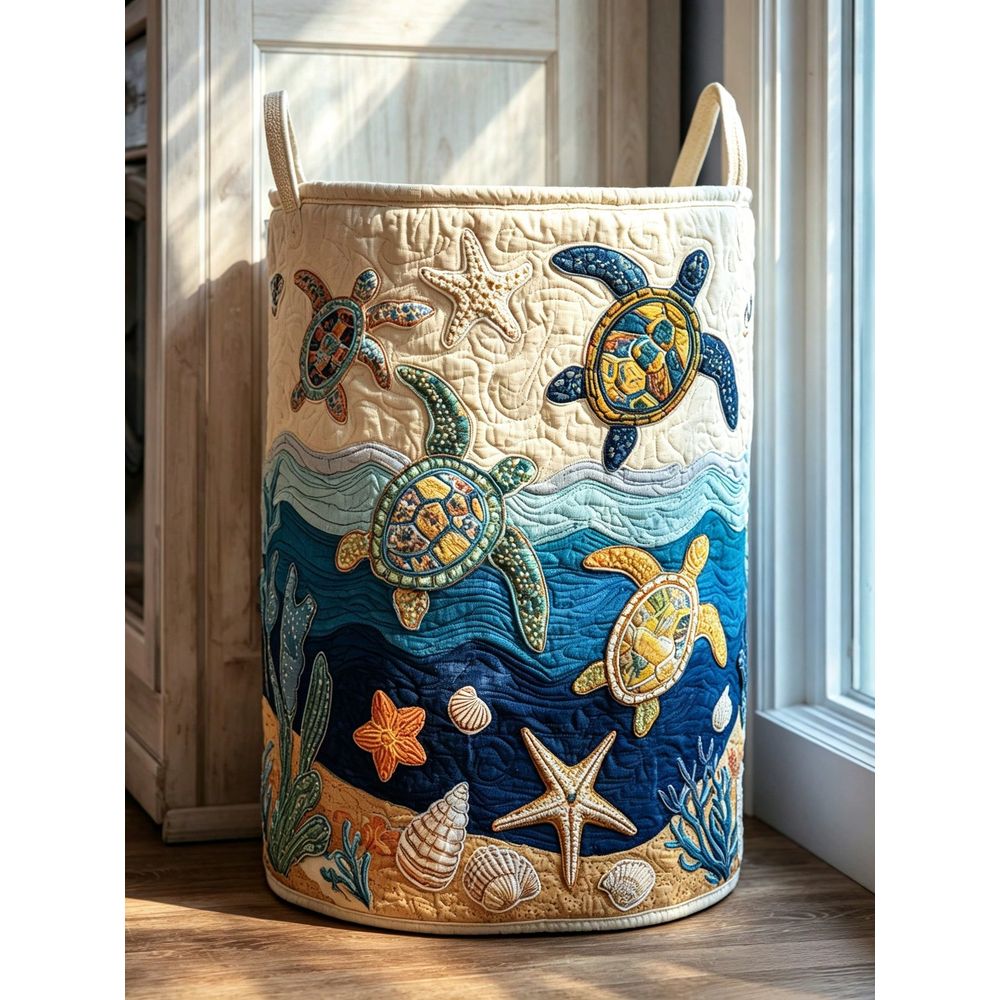 3D Printing House - Round Laundry Storage Basket With 3D