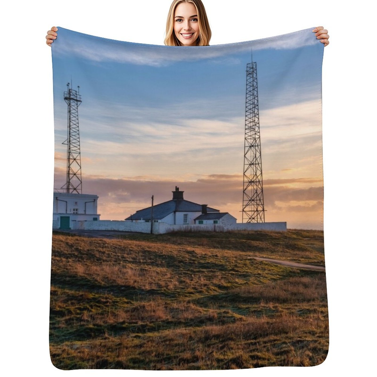 3D Printing Yorkshire - Flamborough Head Yorkshire Throw Blanket Thins