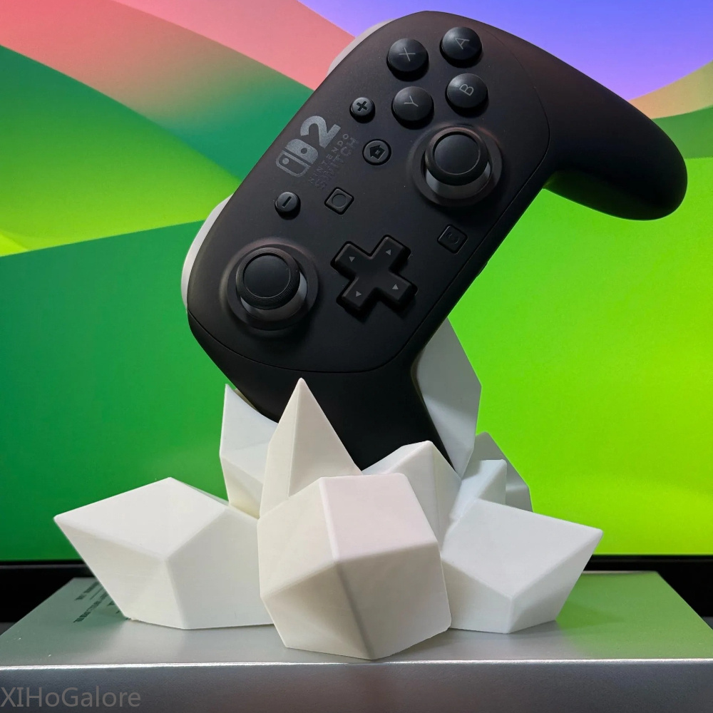 3D Printing Xbox Controller Holder - 3D Printed Crystal Game Controller Stand