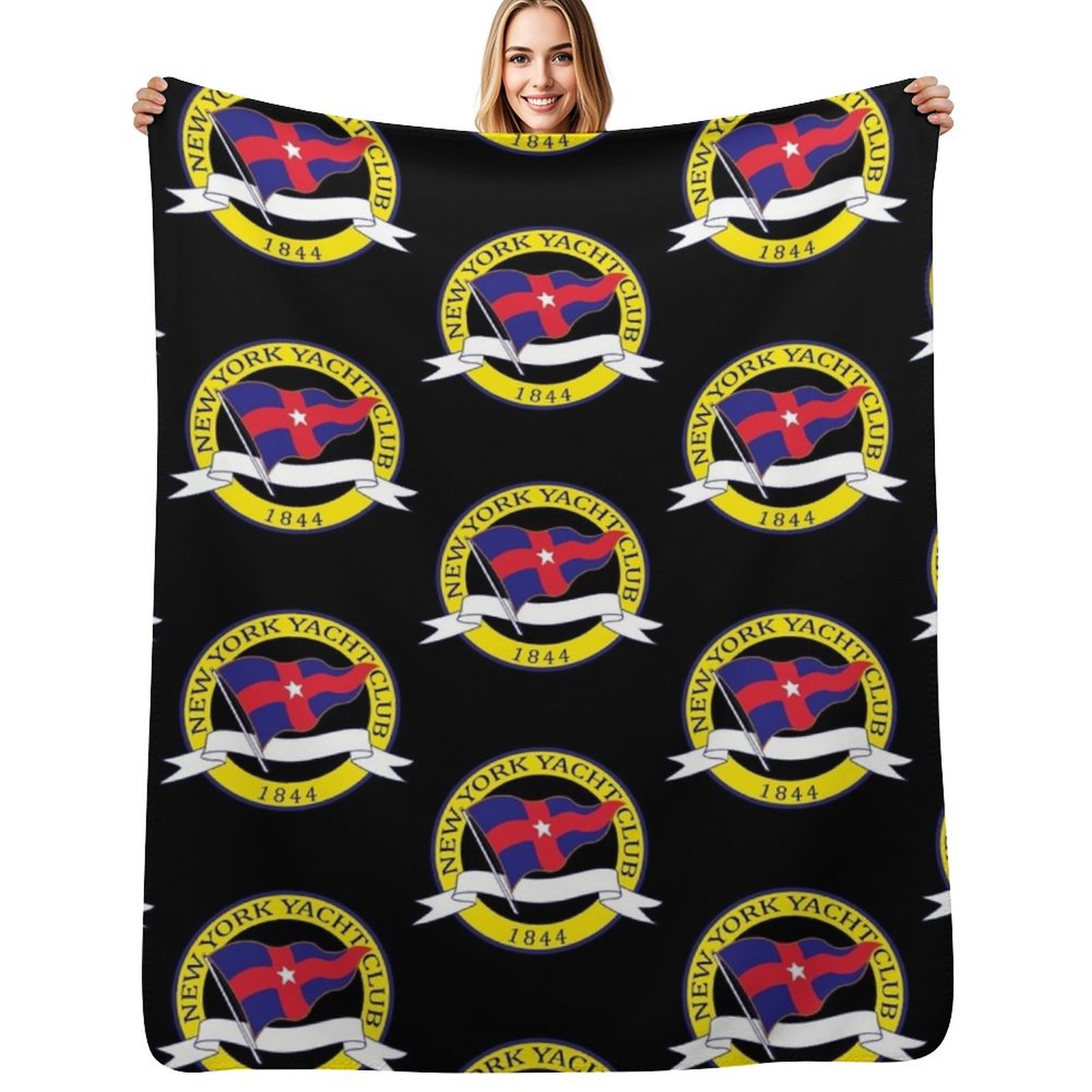 3D Printing York - new york yacht club Throw Blanket