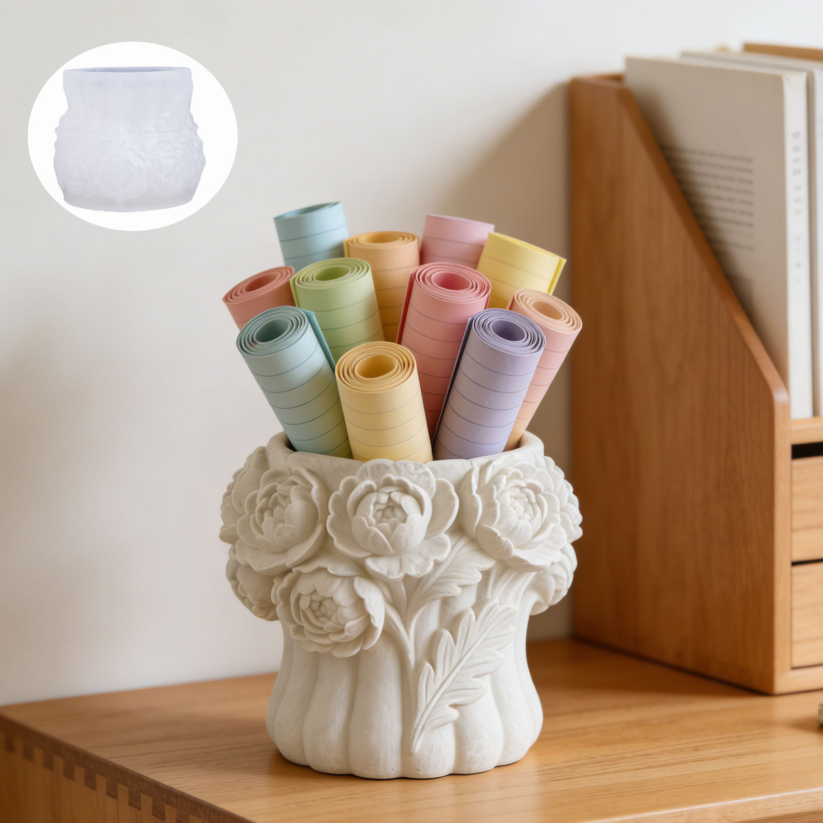 3D Rose Flower Vase Silicone M - огляд і ціна 3D Printing Vase