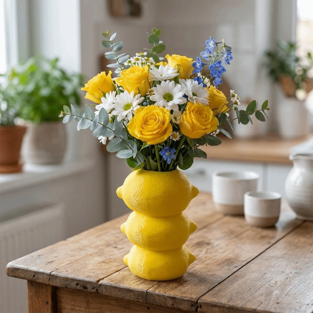 Fashion 3D Printing Lemon Vase - огляд і ціна 3D Printing Vase