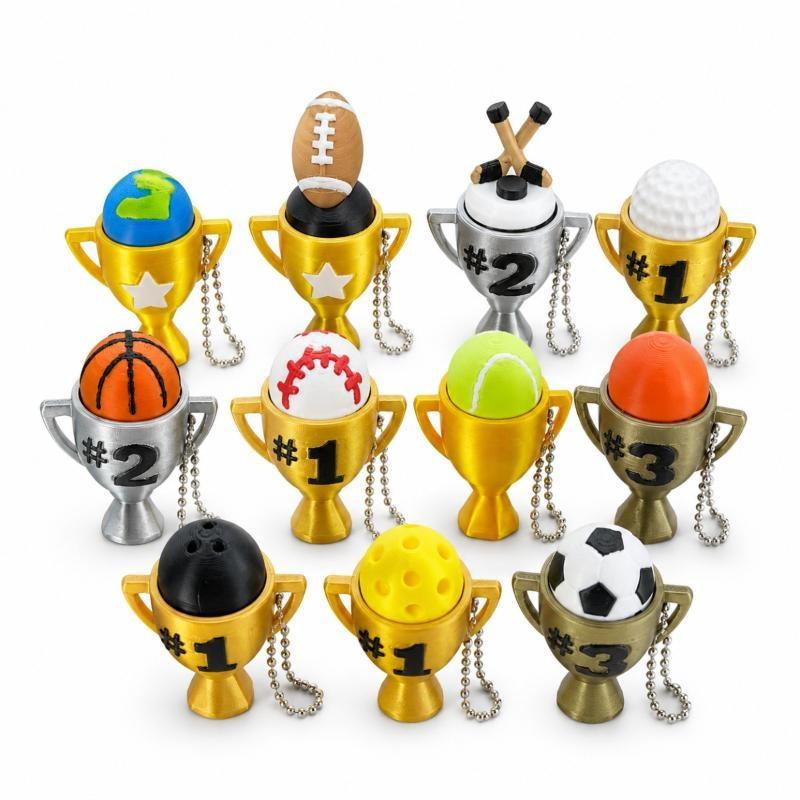 3D Printed Sports Ball Trophy  - огляд і ціна 3D Printing Use