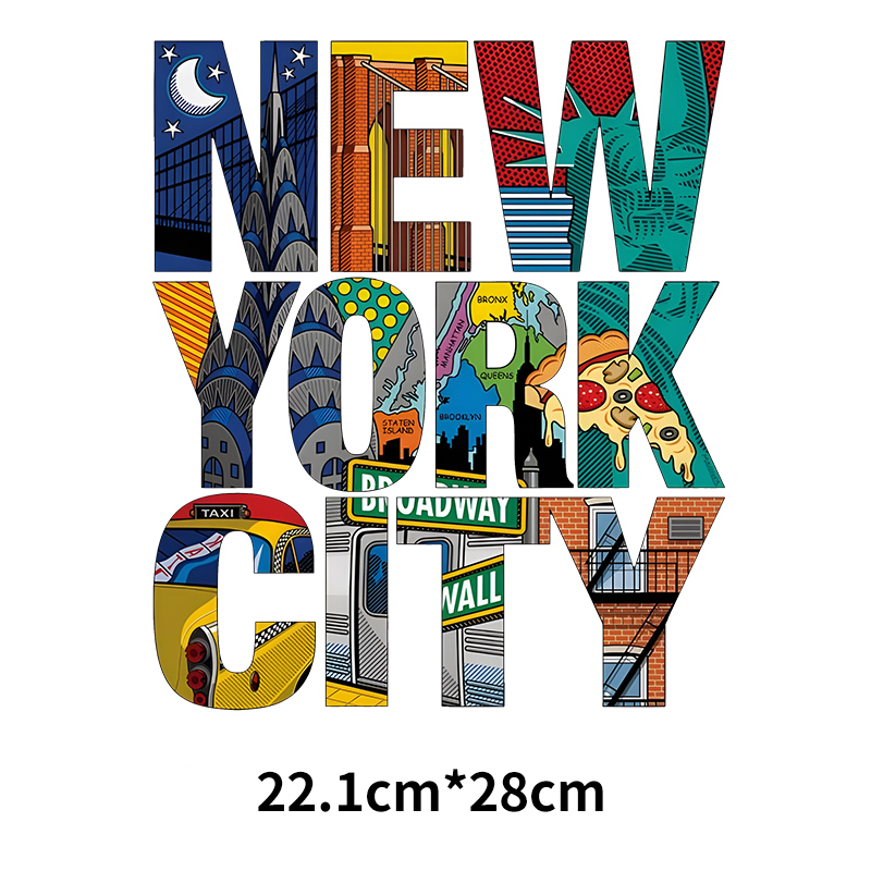 New York Letters DTF Heat Tran - огляд і ціна 3D Printing York