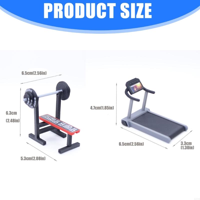 1/12 Scale Miniature Gym Equip - огляд і ціна 3D Printing House