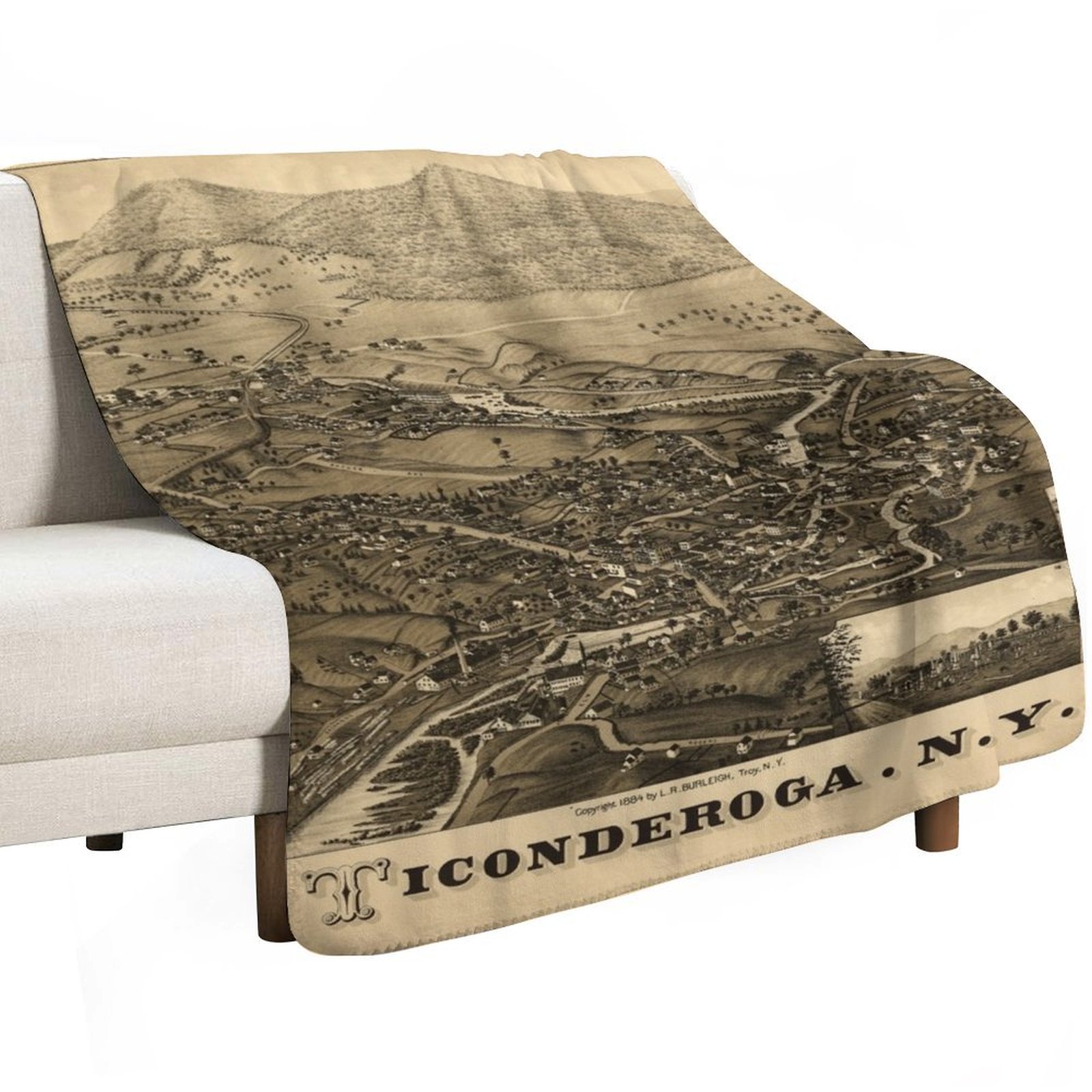 Ticonderoga, New York (1884) T - огляд і ціна 3D Printing York