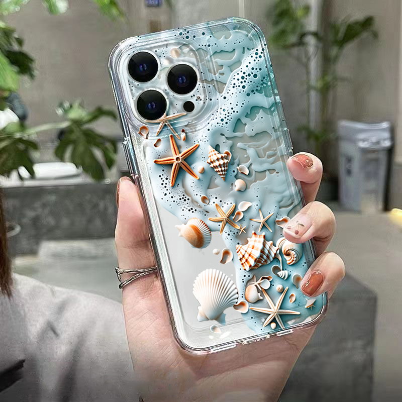 3D Beach Starfish Shell Phone  - огляд і ціна 3D Printing Iphone