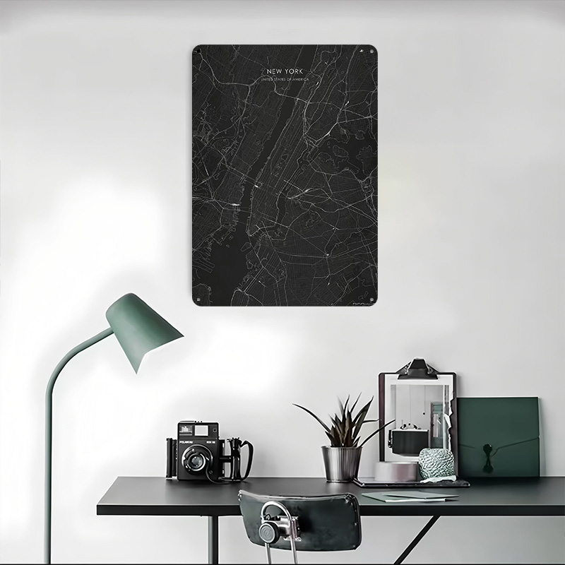 Silver New York Street Map 3D  - огляд і ціна 3D Printing York