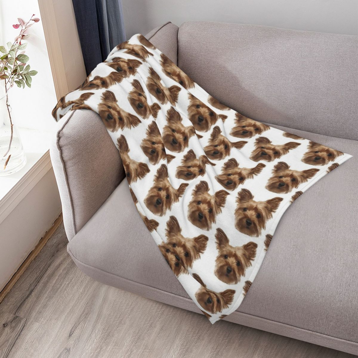 Yorkshire Terrier Throw Blanke - огляд і ціна 3D Printing Yorkshire