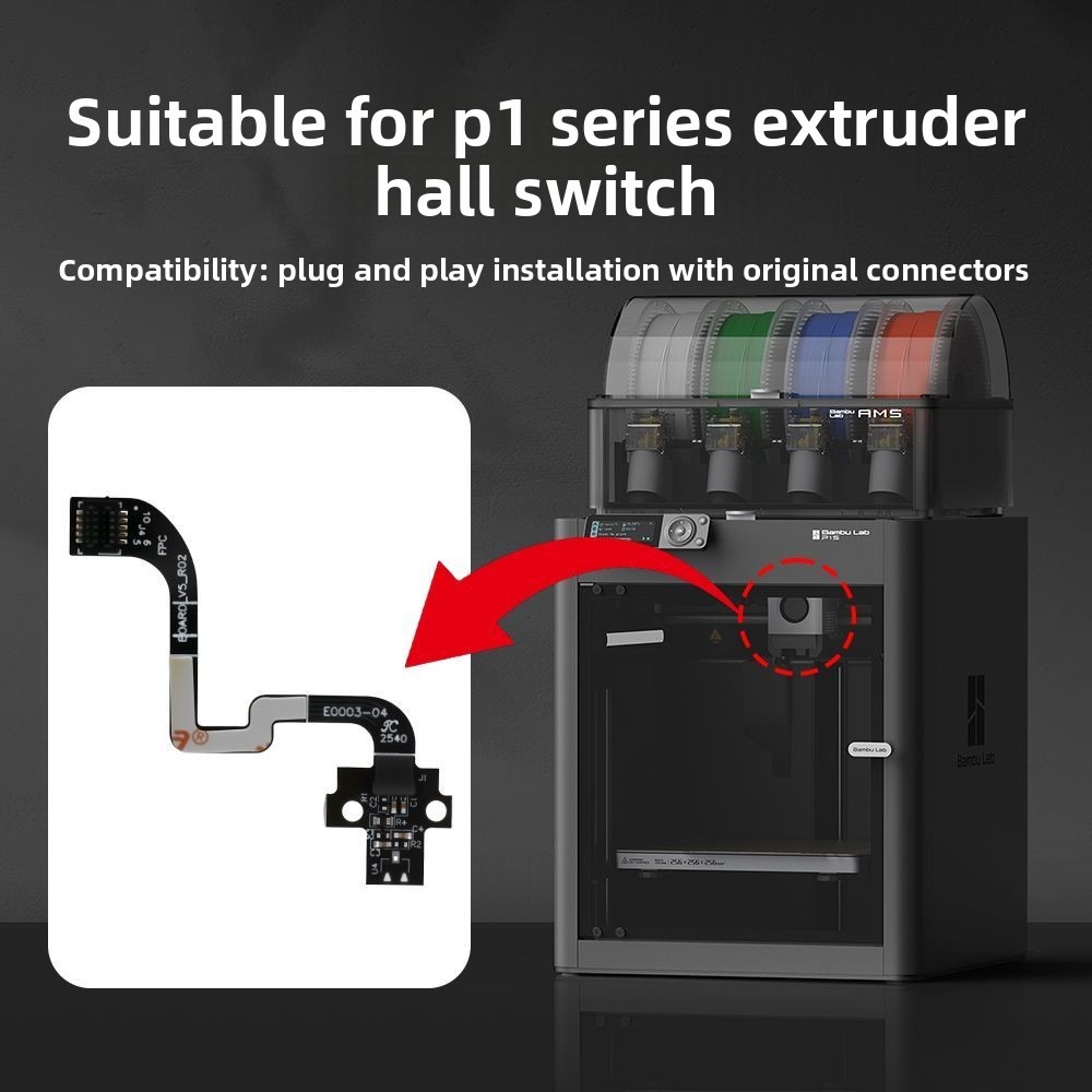 For A1/A1mini/P1P/P1S Hall Swi - огляд і ціна 3D Printing Fff