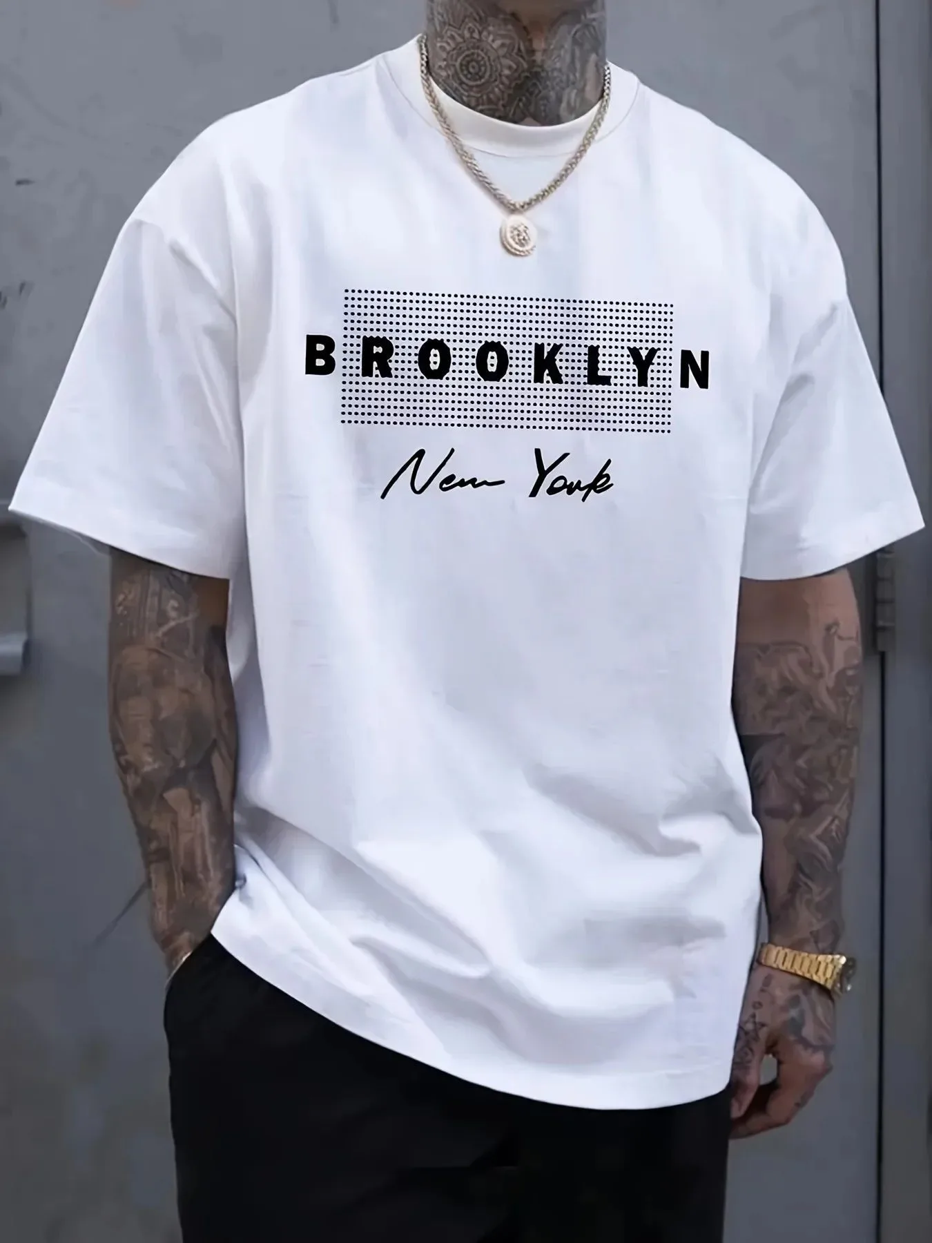 Men's New York Letter Printed  - огляд і ціна 3D Printing York
