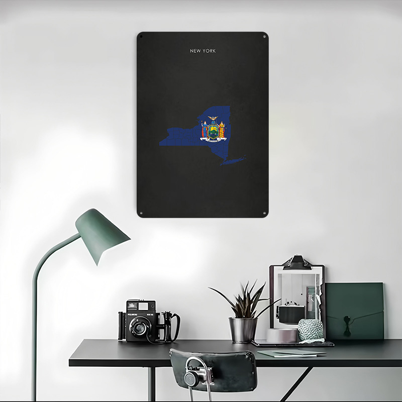 New York State Flag Map Poster - огляд і ціна 3D Printing York