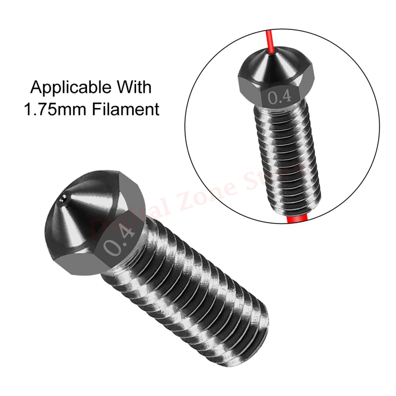 10pcs V6 Hardened Steel Volcan - огляд і ціна 3D Printing Xyz