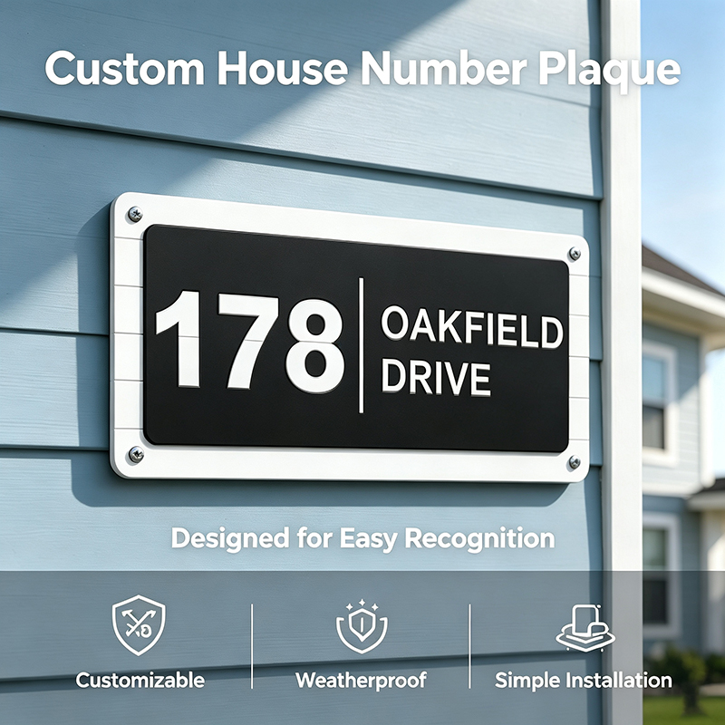 Custom 3D Printed House Number - огляд і ціна 3D Printing House