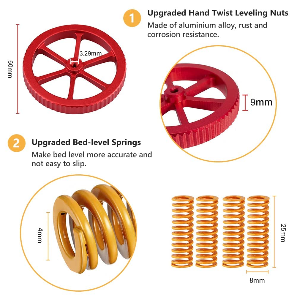 Creality official Ender 3 Pro  - огляд і ціна 3D Printer Bed Spring