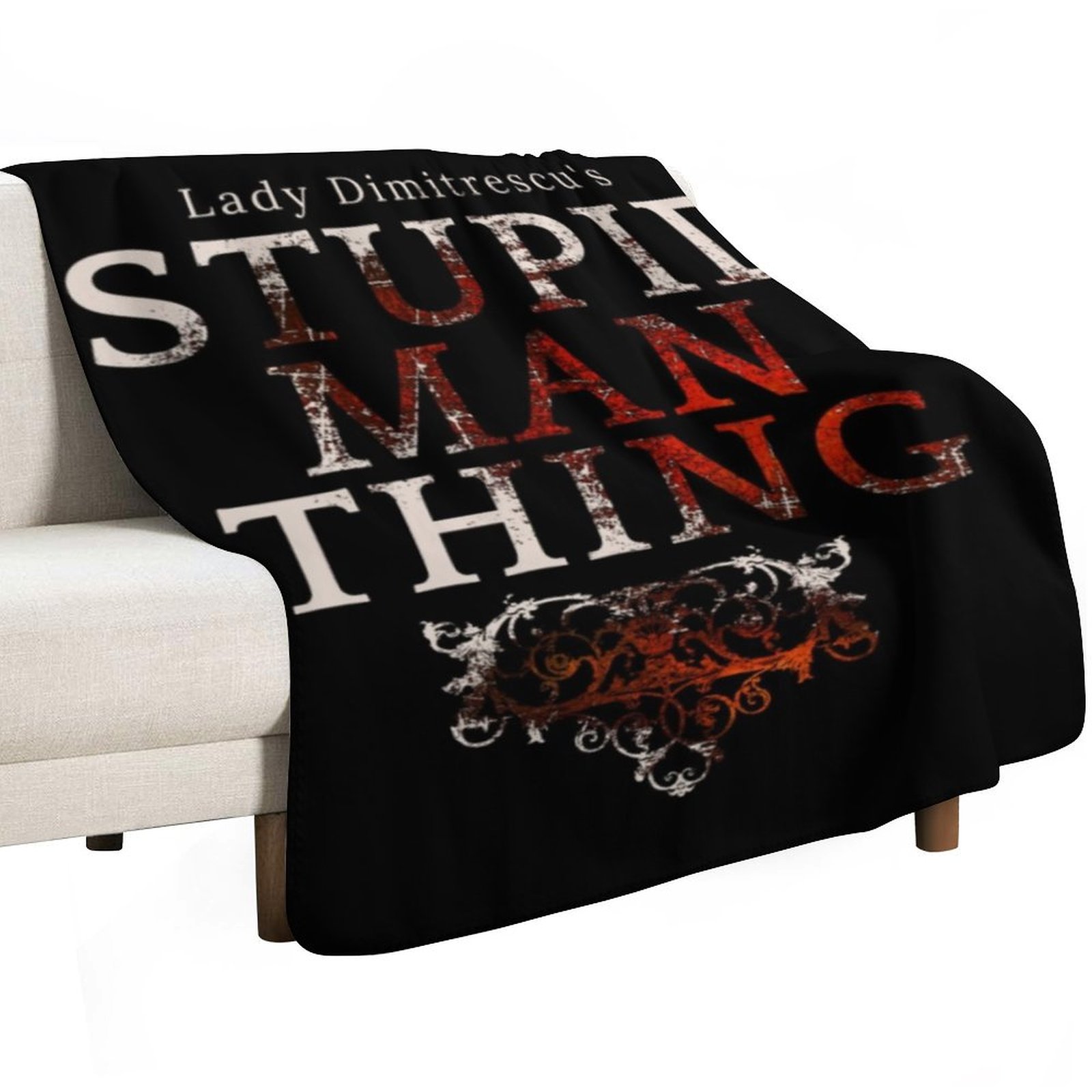 Stupid Man Thing Throw Blanket - огляд і ціна 3D Printing Useful Things