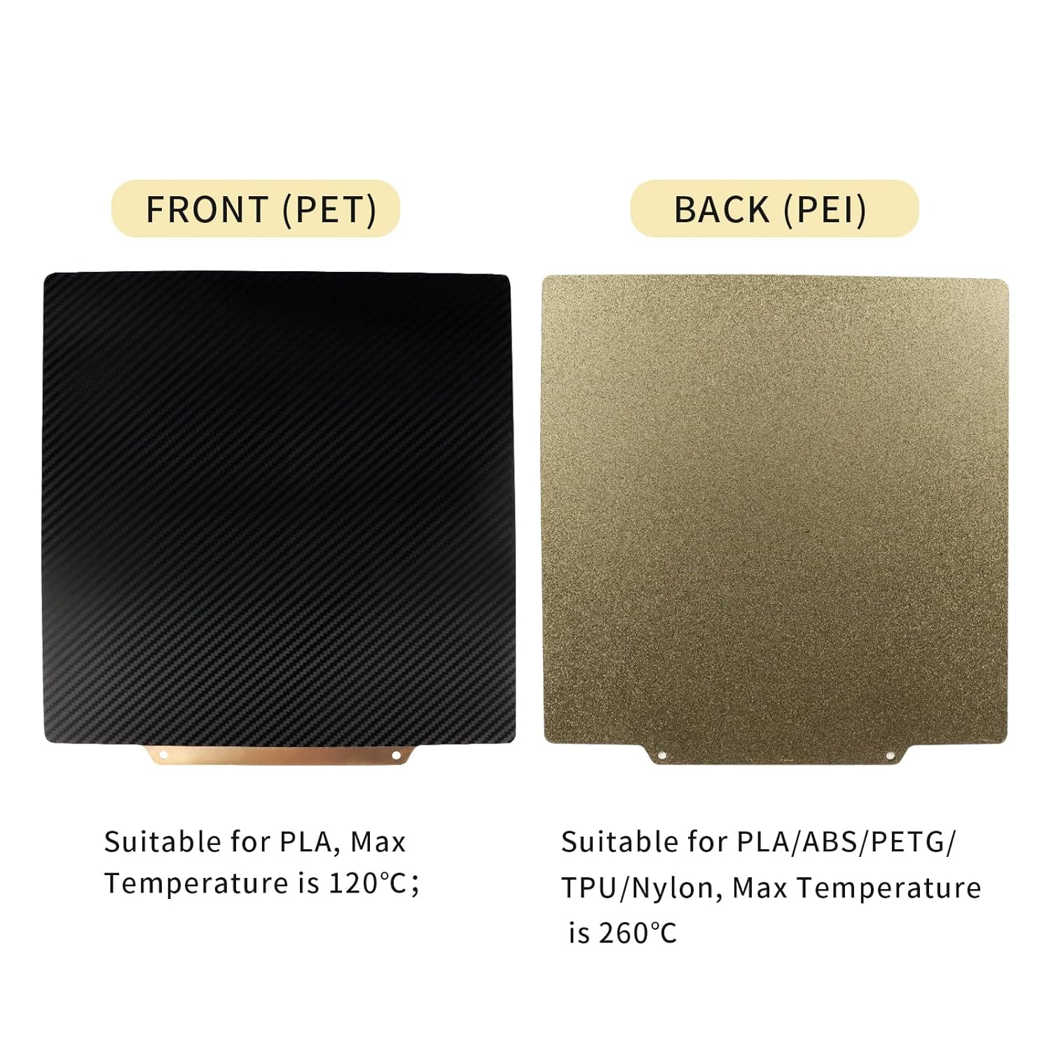 SV01/SV02 PEO PEI Build Plate  - огляд і ціна 3D Printer Bed Spring
