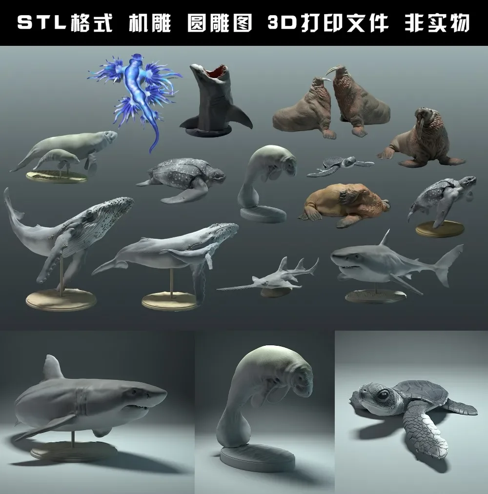 animals, polar bear, takin, wo - огляд і ціна 3D Printing Rabbit