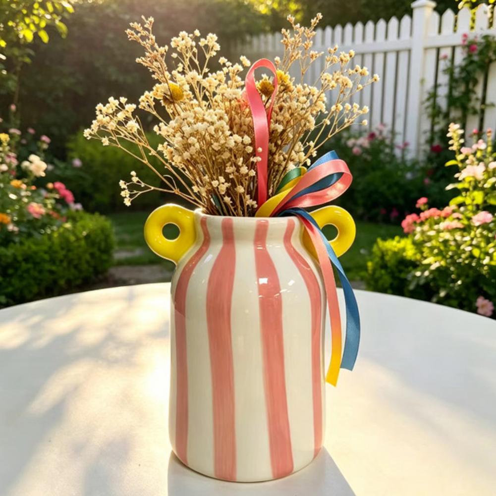 Ceramic Striped Flower Vase wi - огляд і ціна 3D Printing Vase