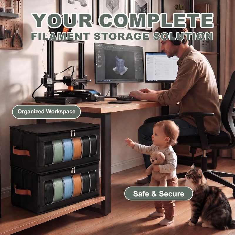 3D Printer Filament Storage Co - огляд і ціна 3D Printing Fff
