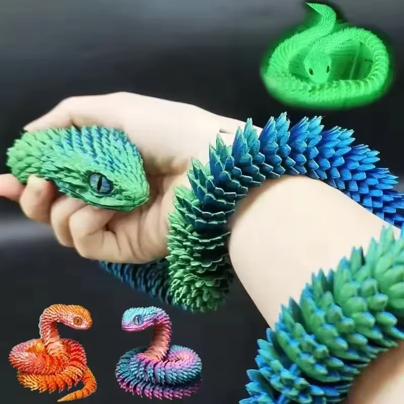 3D Printed Snake Movable Joint - огляд і ціна 3D Printing Idea