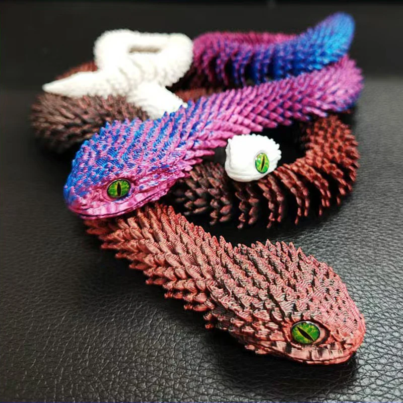 3D Printed Snake Movable Joint - огляд і ціна 3D Printing Idea