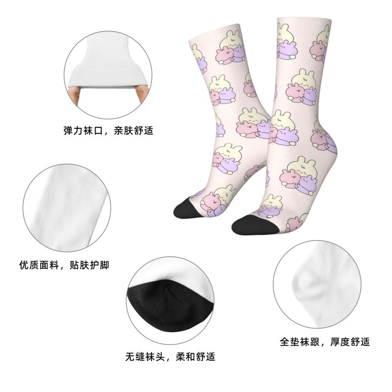 Custom Cool Asamimichan Socks  - огляд і ціна 3D Printing Rabbit