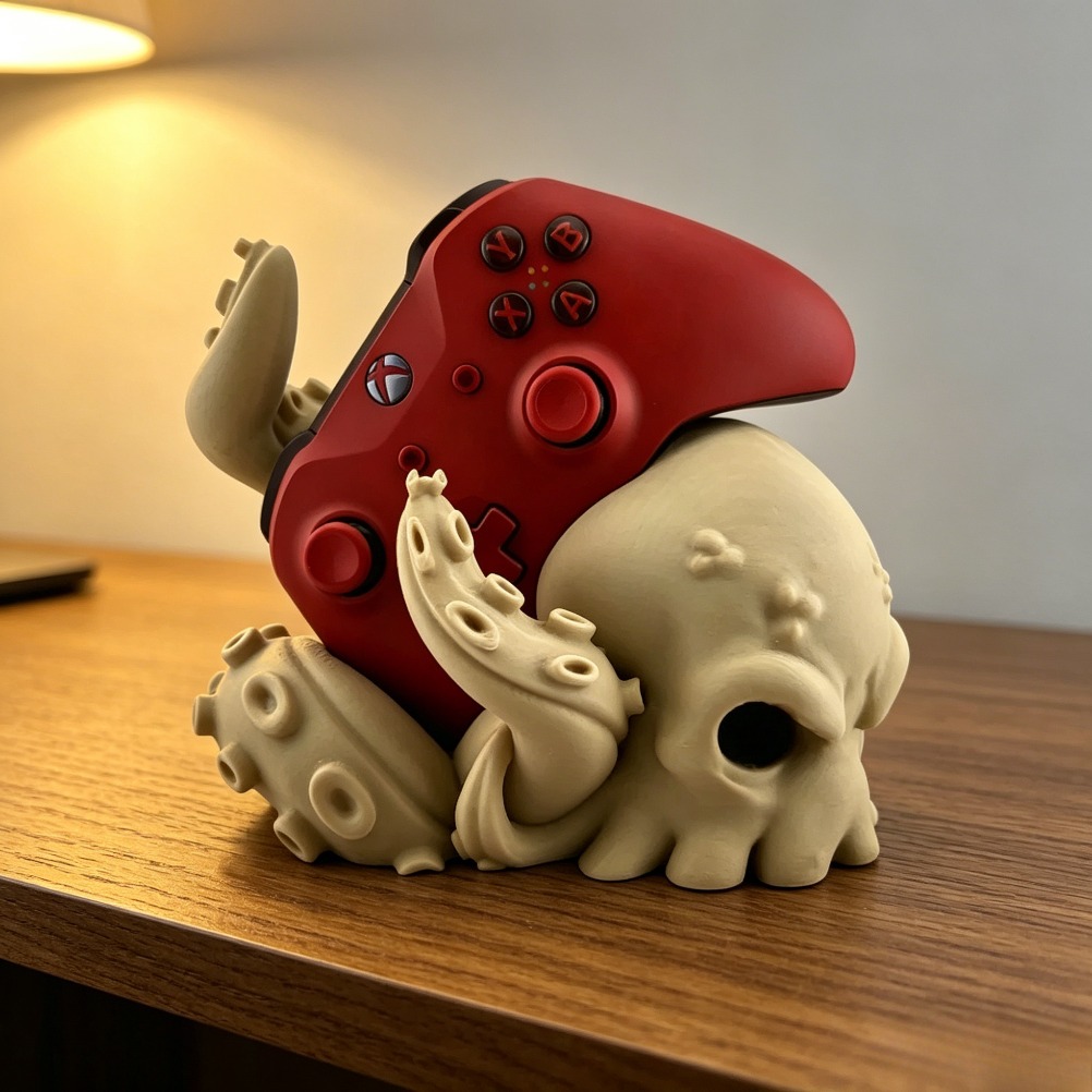 3D Printed Octopus Arm Control - огляд і ціна 3D Printing Xbox Controller Holder