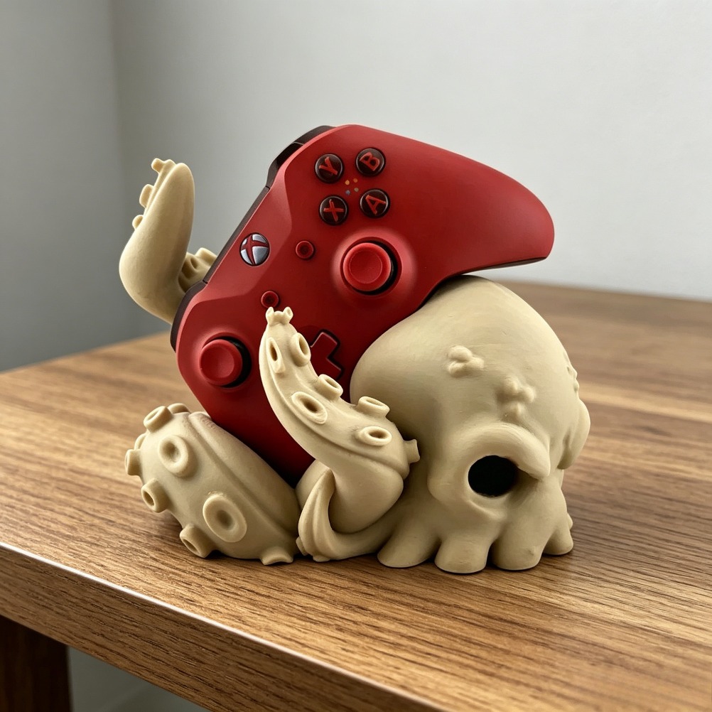 3D Printed Octopus Arm Control - огляд і ціна 3D Printing Xbox Controller Holder