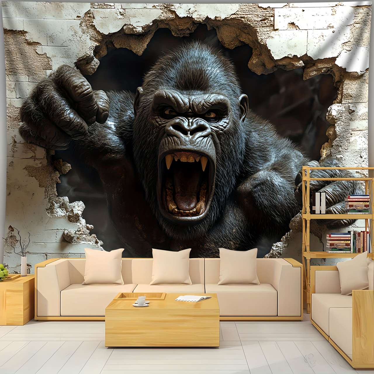 1pc 3D Dynamic Gorilla Wall Bu - огляд і ціна 3D Printing House