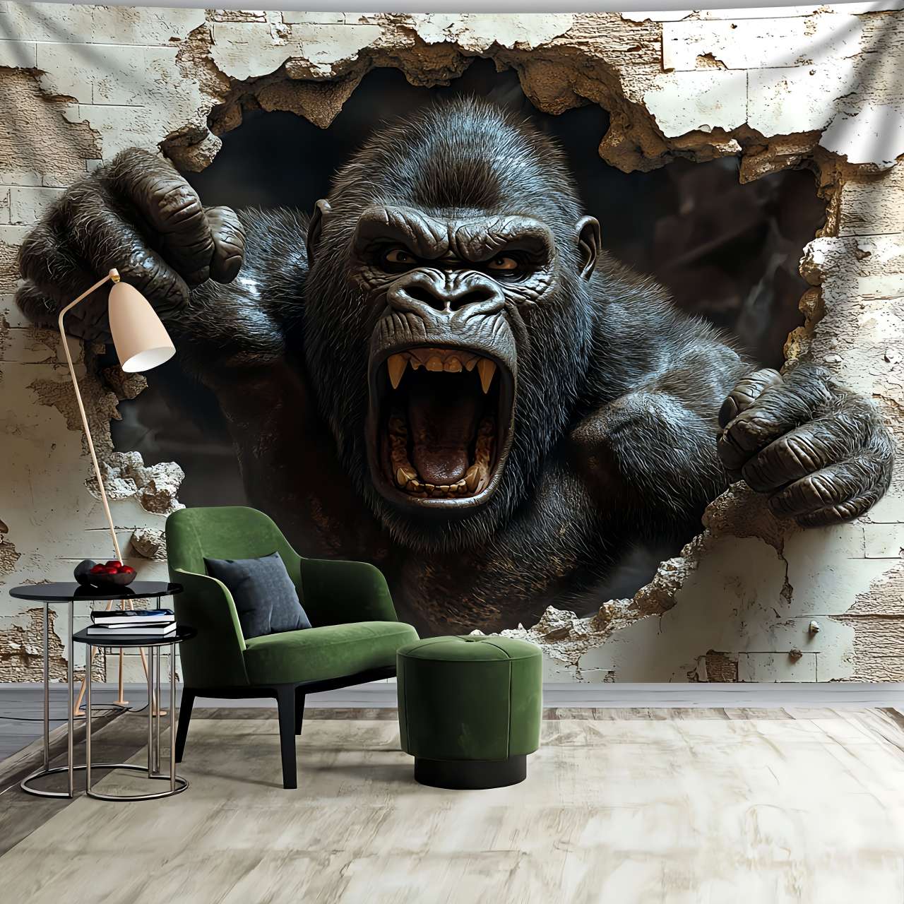 1pc 3D Dynamic Gorilla Wall Bu - огляд і ціна 3D Printing House
