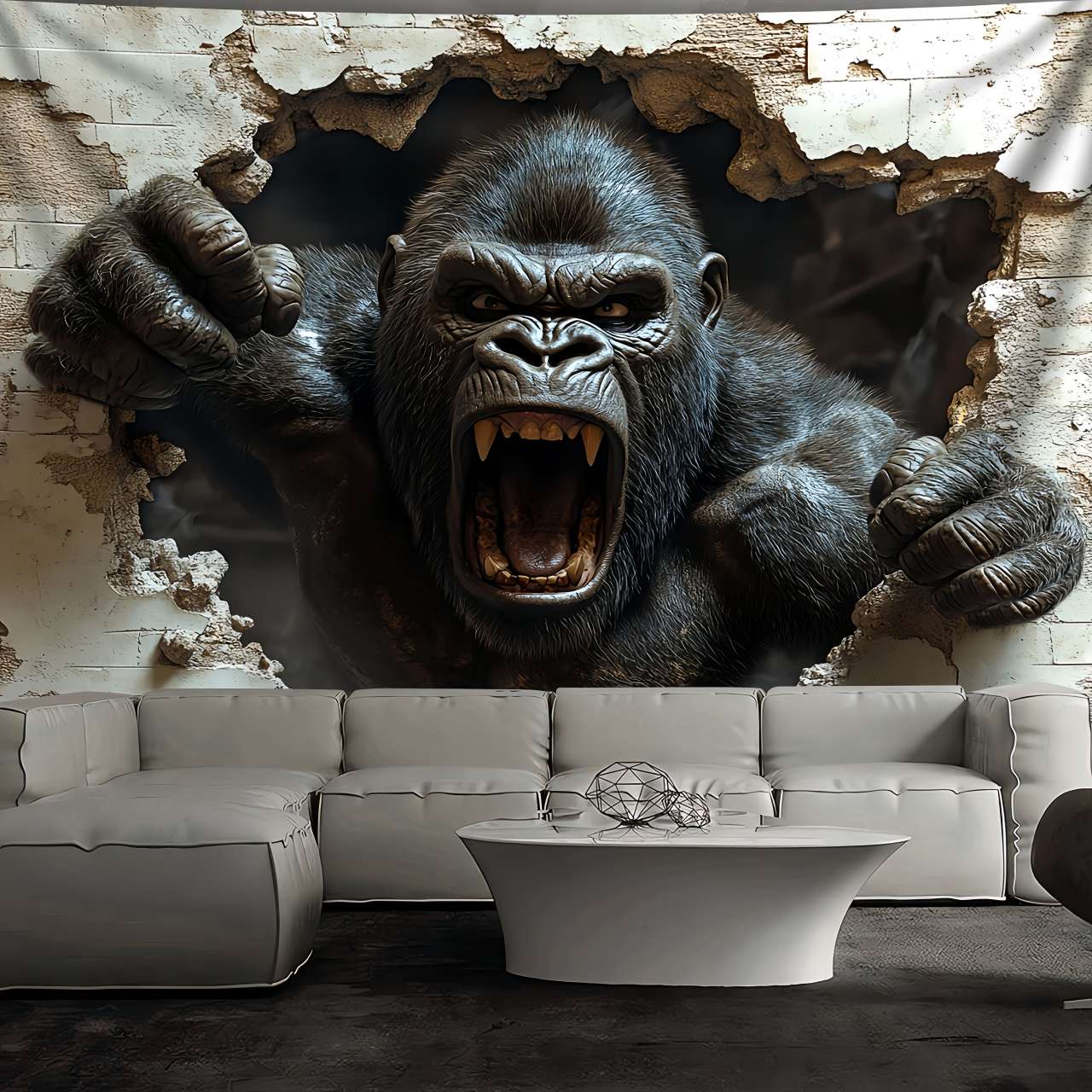 1pc 3D Dynamic Gorilla Wall Bu - огляд і ціна 3D Printing House