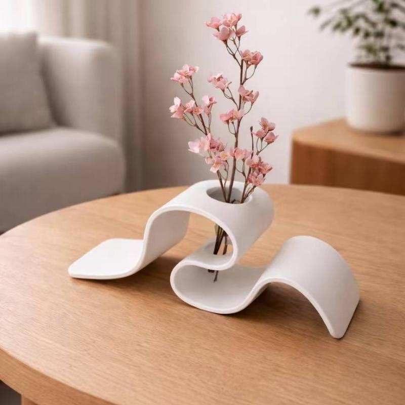 Modern Minimalist Curved 3D Pr - огляд і ціна 3D Printing Vase