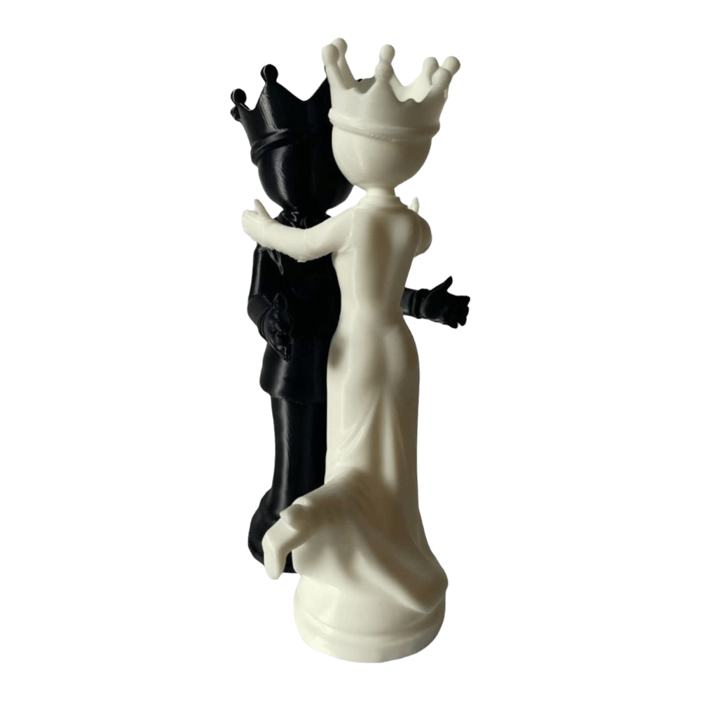 2pcs Lovers Statue 3D Printed  - огляд і ціна 3D Printing Chess