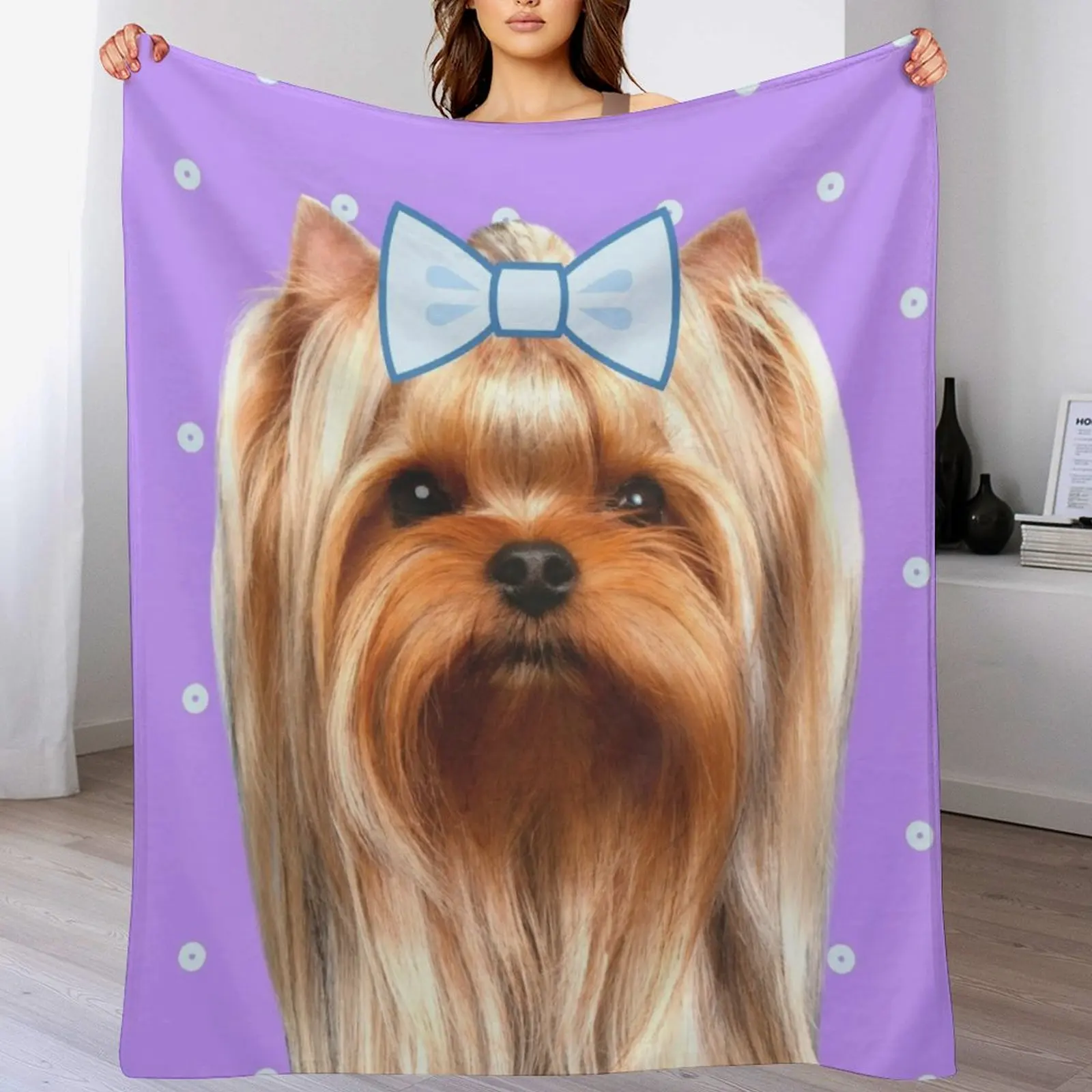 Cute purple yorkshire Throw Bl - огляд і ціна 3D Printing Yorkshire