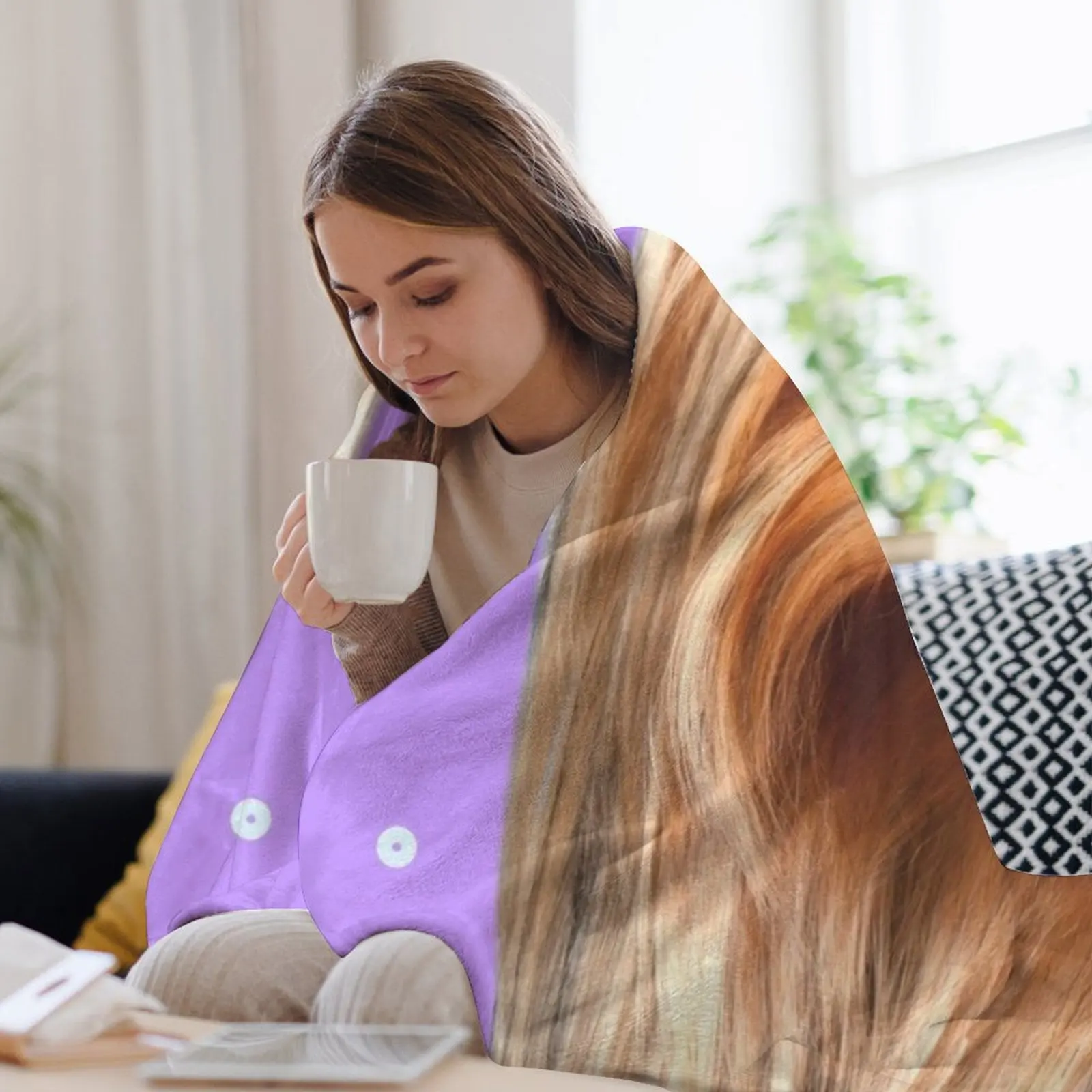 Cute purple yorkshire Throw Bl - огляд і ціна 3D Printing Yorkshire